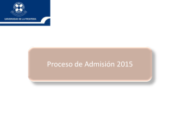 24- PROCESO ADMISION 2015