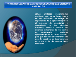 reflexion_epistemologia - maestría en didáctica de las ciencias