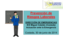 Dirección de emergencias (IES MC)