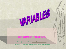Variables  - Ilustrados.com