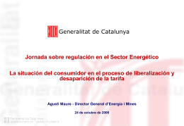 Ley de Garantía y Calidad del Suministro Eléctrico en Catalunya
