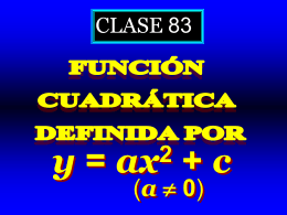 Clase 83: Función Cuadrática