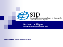 Situación internacional - Confederación Argentina de la Mediana