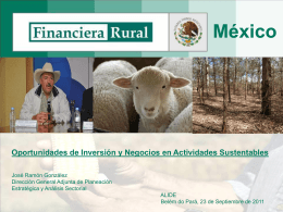 Financiera Rural: más allá del financiamiento tradicional