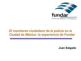 Juan Salgado-Monitoreo Policia