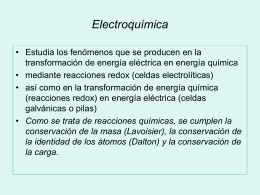 electroquímica y pilas
