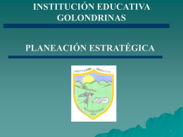 Documento - Institución Educativa Golondrinas