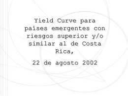 Yield curve agosto - Ministerio de Hacienda