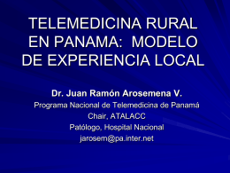 TELEMEDICINA RURAL EN PANAMA