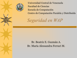 WAP - Universidad Central de Venezuela