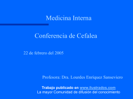Conferencia de Cefalea