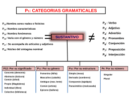 5.4. CATEGORIAS GRAMATICALES