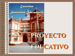 Proyecto_Educativo - Escuelas Santísimo Sacramento