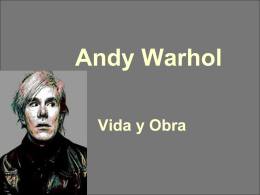 Andy Warhol - Instituto Thomas Alva Edison