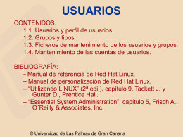 usuarios - Servidor de Información de Sistemas Operativos