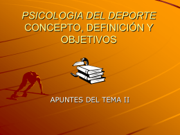 psicologia del deporte concepto, definición y objetivos