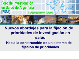 Diapositiva 1 - Comisión Nacional Salud Investiga