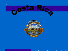 Costa Rica. División territorial y política
