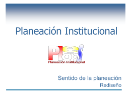 Planeación Institucional - Provincia Marista de México Occidental
