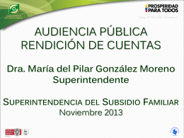 Presentación de PowerPoint - Superintendencia del Subsidio Familiar