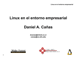 Linux en el entorno empresarial - Club de Investigación Tecnologica