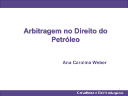 Arbitragem no Direito do Petróleo - 04/05/2010 - Ana