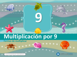 Multiplicación por 9