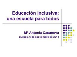Educación democrática, educación inclusiva