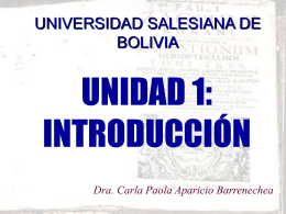 Presentación de PowerPoint - Universidad Salesiana de Bolivia