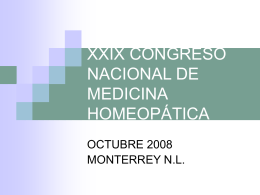 homeopatia basada en evidencia ii - Instituto Superior de Medicina