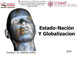 Estado Nación y Globalización Sinesio López