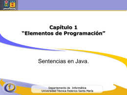 Programación de Computadores IWI-131