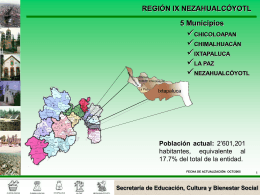 Región 9 - Gobierno del Estado de México