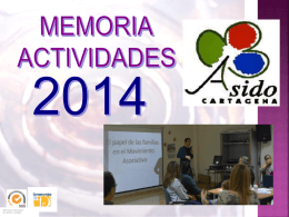 Borrador Memoria Actividades 2014