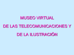 Museo Virtual de las Telecomunicaciones 2013