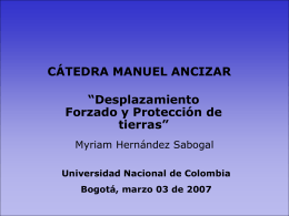 Myriam Hernández – Proyecto protección de bienes patrimoniales