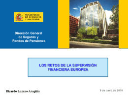 Reforzamiento de la supervisión financiera - International