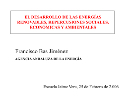Evolución del consumo de energía primaria en Andalucía
