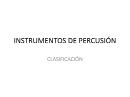 INSTRUMENTOS DE PERCUSIÓN - mienciclopediaespecialmusical