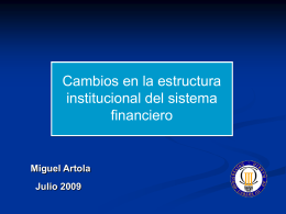 Cambios en la estructura institucional del sistema - SISJUDES-CM