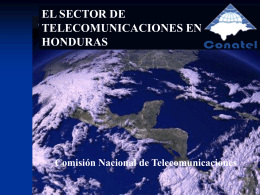 La Comisión Nacional de Telecomunicaciones (CONATEL)