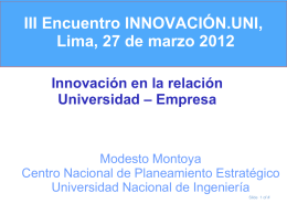 IPEN 2001 - 2005 - innovación.uni