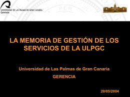 Titulo - Universidad de Las Palmas de Gran Canaria
