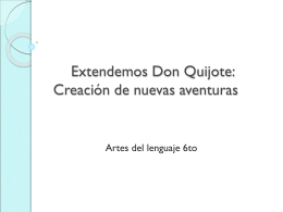 Extendemos Don Quijote - SB-DI-2008