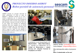 Poster asibot_IMSERSO - Asociación de Robótica UC3M