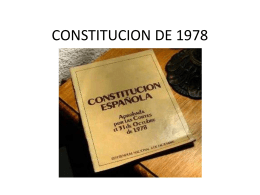 CONSTITUCION DE 1978