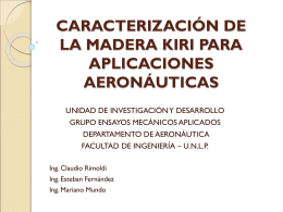 PPS Kiri congreso CAIA - Departamento de Aeronáutica