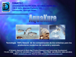 AquaKure - Dinatec Inc.