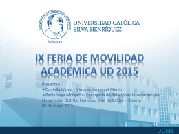 Presentan - CERI - Universidad Distrital Francisco Jose de Caldas