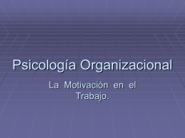 Psicología Organizacional 6